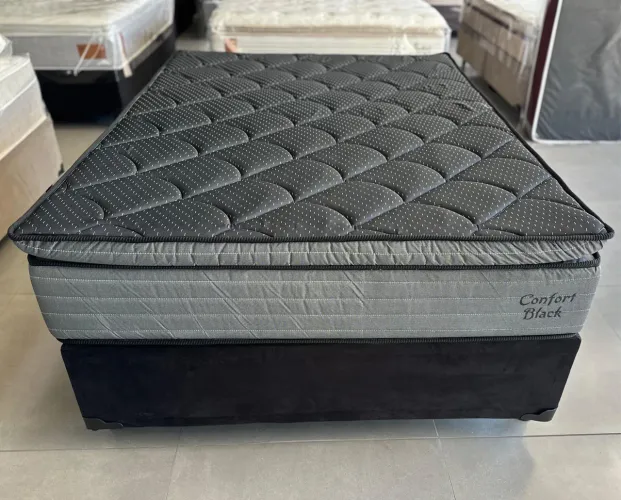 Cama Box Casam Ortobom Confort Black (Nova Direto da Fábrica)