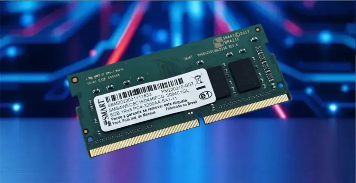 Memoria ram 8gb ddr4 3200 Smart - oferta  - notebook testada - temos 8gb ddr4 2400 E 2666