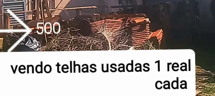Telhas usadas50$