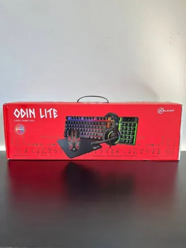 Combo Gamer 4 em 1 Kalkan Odin Lite Novo Faço entrega