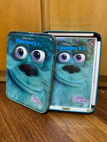  DVD Monstros S.A. na lata