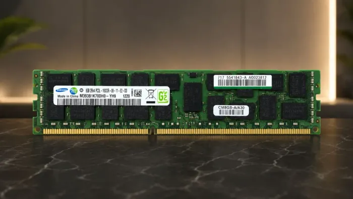 Kit 6x Memória Samsung 8GB DDR3 ECC Registered 1600MHz para Servidor