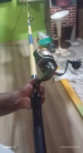 Vara de pesca de 4 metros completa