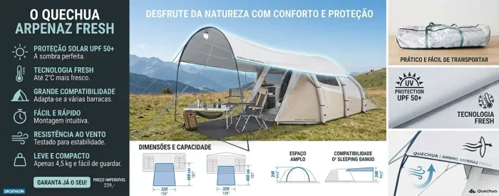 Toldo Quechua Fresh