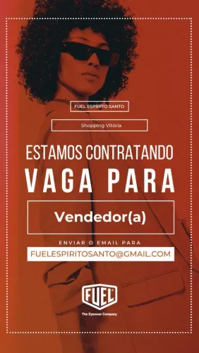 Vaga de emprego para vendedor(a)