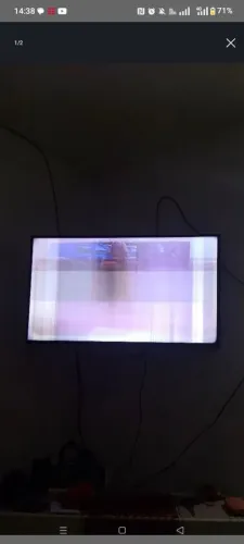 Tv smart 43 polegadas philco com defeito na tela