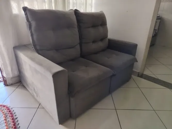 Sofá retrátil 2 lugares