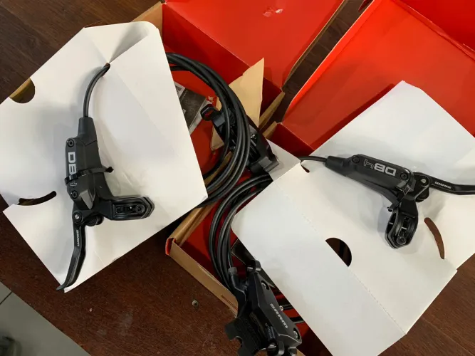 Par de freio para bicicleta