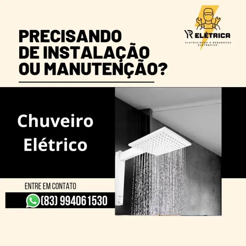 Instalação de chuveiro elétrico 