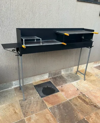 Churrasqueira de Espetinho Grelha Dupla