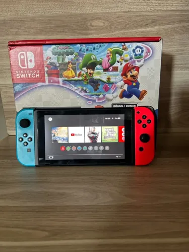 NINTENDO SWITCH V2 COMPLETO