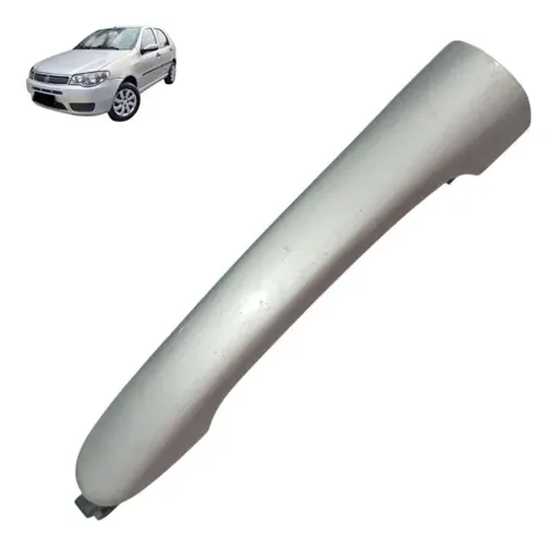 Macaneta Fiat Strada Siena Externa Puxador Palio 2005 2020   Prata Dianteira/traseira