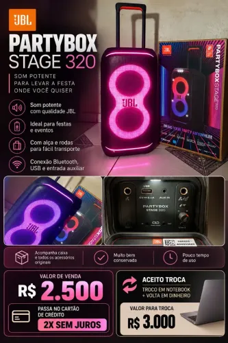 V/T JBL Stage 320 PartyBox