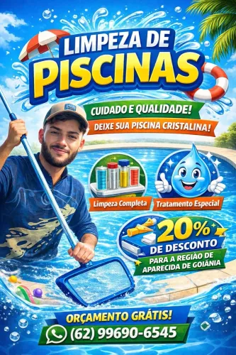 Limpeza e manutenção de piscina 