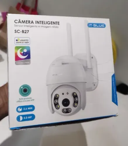 Câmera área externa a prova d agua 