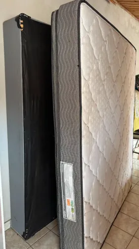 Cama casal ortobom + dois box