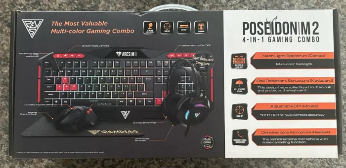 Kit Gamer - Mouse, Teclado, Fone e MousePad