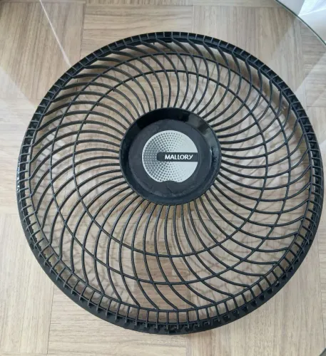 Grade Dianteira Do Ventilador 30cm Security Black Mallory