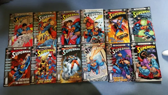 *SUPERMAN PREMIUM ED. ABRIL 1-22 coleção completa anos 90/2000 relíquia
