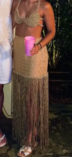 Conjunto macramê 