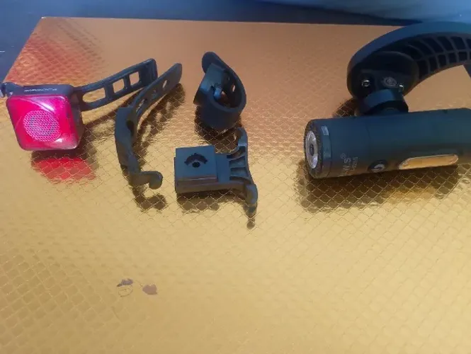 Kit de lanterna inteligente e farol de led super forte mais suportes 