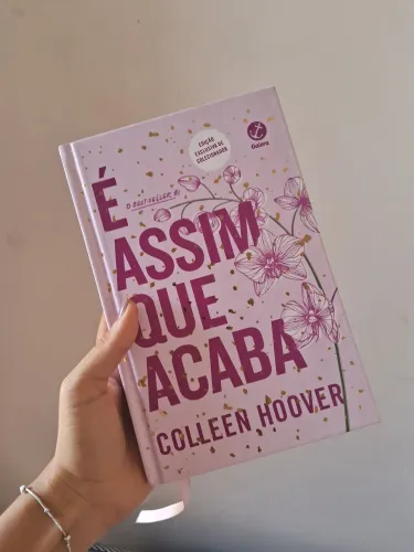  "É assim que acaba" Livro Novo ( capa dura )