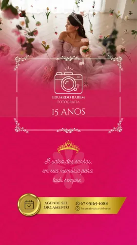 Fotógrafo para aniversário 15 anos 