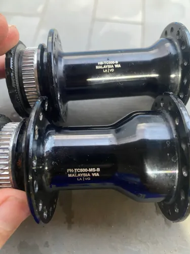 Par De Cubos Shimano Dianteiro e Traseiro Tc500 Boost 15/12mm Microspline 32f 12v