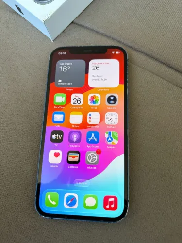 iPhone 12 Azul 64 GB | Funcionando 100% | com avarias