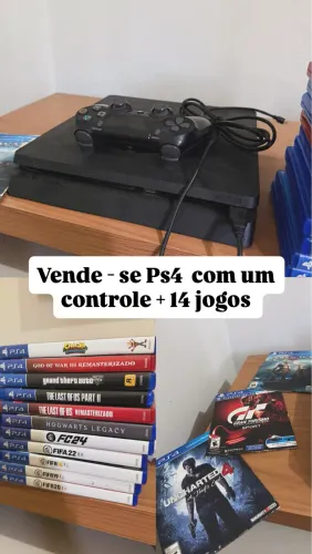 Ps4 com jogos