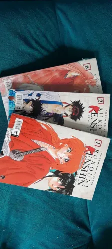 Lote Mangá Samurai X Volumes 1,2 e 6 (Rurouni Kenshin)