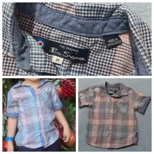 Blusa Xadrez infantil