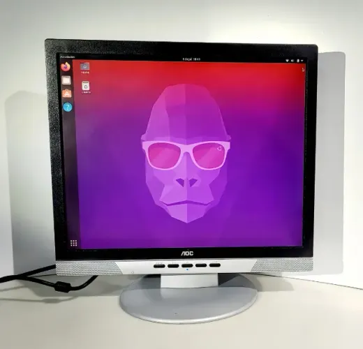 Monitor Aoc 712sa Lcd 17 Alto Falante Embutido Excelente (Recondicionado)