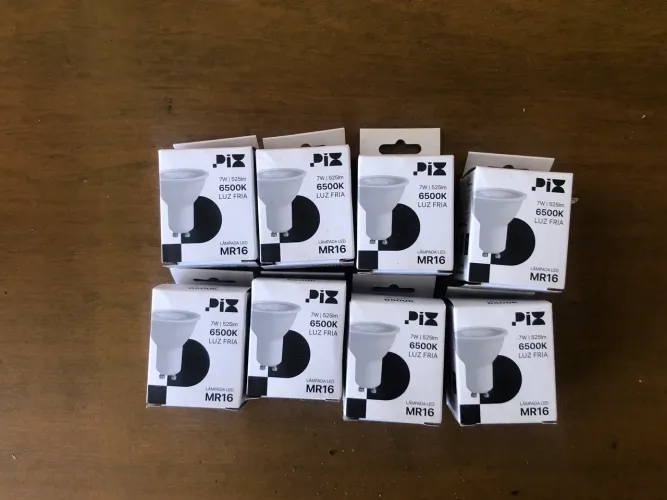 Spot para lâmpadas + Lâmpadas de 7 volts
