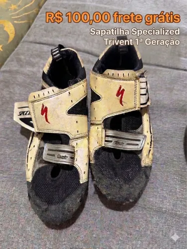 Sapatilha Specialized Trivent de primeira geração (safra icônica de 2003/2005) 9 USA ?