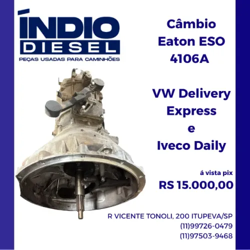 Câmbio Eaton ESO 4106A VW Delivery Express 2023 2024 2025 6 marchas
