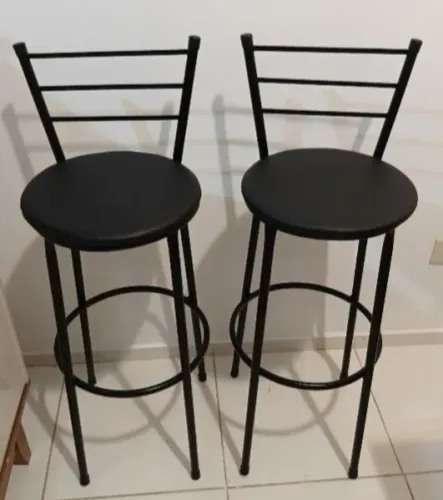 Kit 2 banquetas altas novas