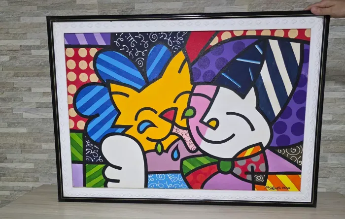 Quadros Homero Brito, com moldura nova