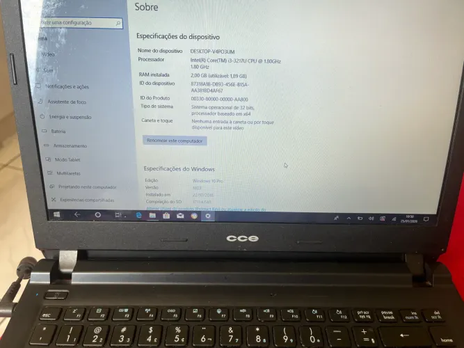 Notebook CCE