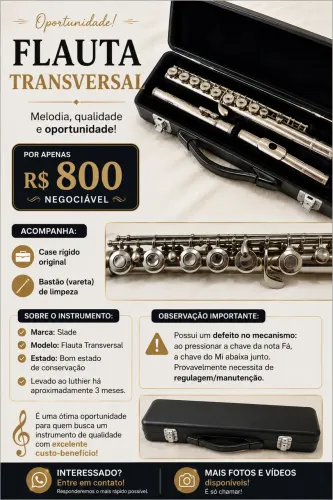 Flauta Transversal Slade