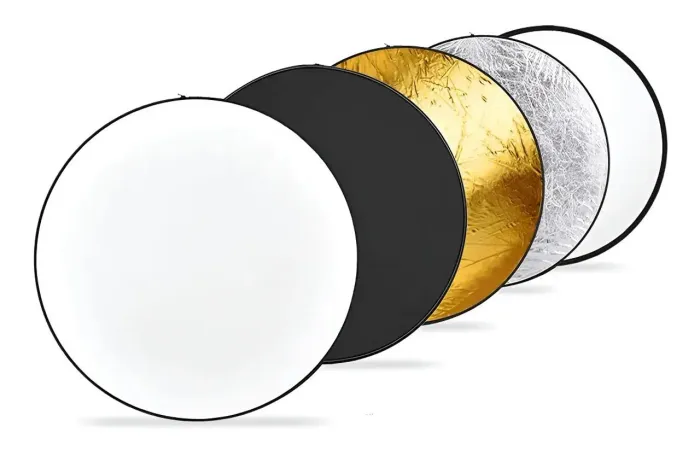 Rebatedor Circular H08c Refletor 5 Em 1 Dobrável De 110cm<br>