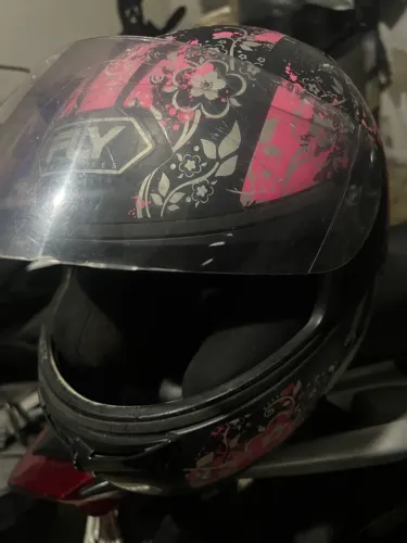 Capacete flay rosa 