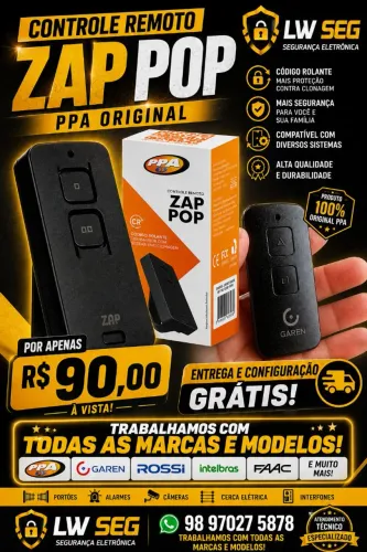 Controle para motor de portão