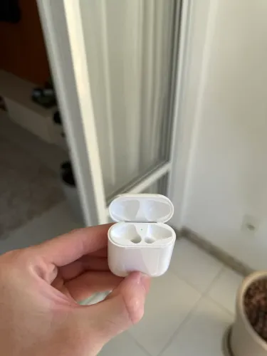 estojo AirPods 2a geração branco original Apple