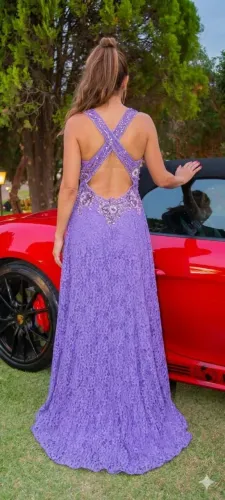 Vestido lilás LIQUIDAÇÃO?