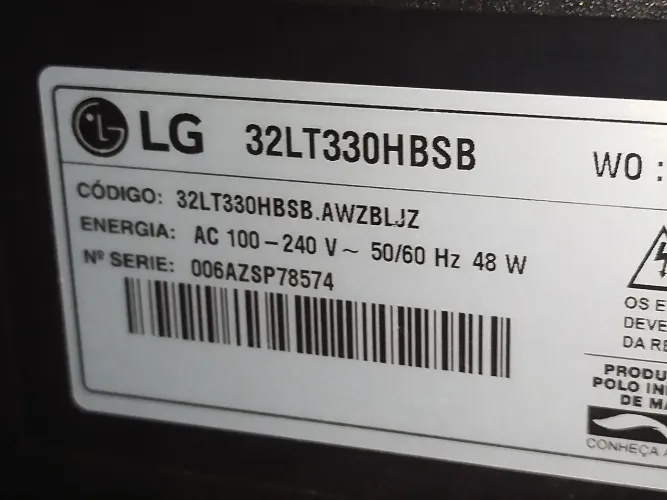 Vendo essa TV LG de 32 polegadas, TV na Tela