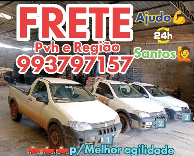 Frete Pvh e região ajudo