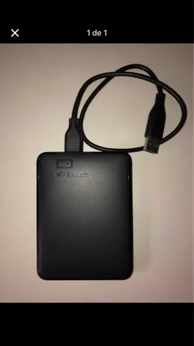 Hd externo 1tb WD NOVO 
