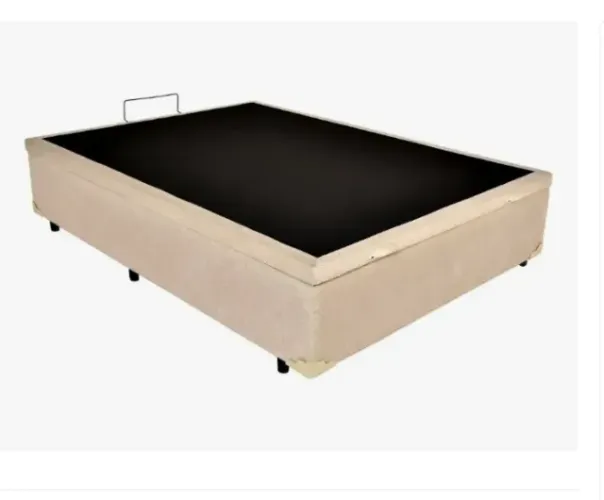 Cama Box Casal com Baú e Pistão a Gás - Excelente Estado