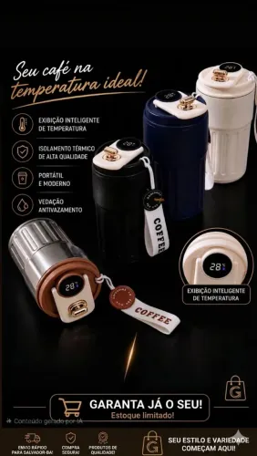 Copo Térmico Café Inteligente 420ml 